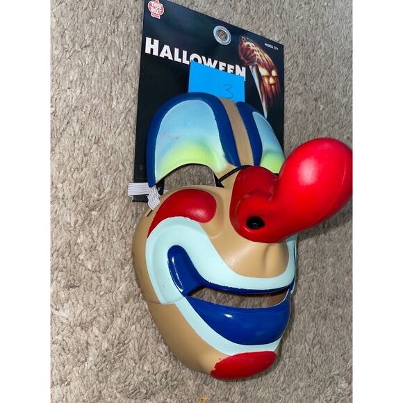 tots Halloween 1978 Young Michael Myers Clown Mask FLAWS New - Picture 2 of 4